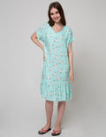 Nevada Short Sleeve Midi Dress Wish Star Unicorn