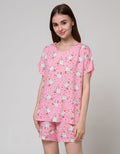 Nevada Short Sleeve Pyjama Shorts Wish Star Unicorn