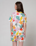 Nevada Short Sleeve Pyjama Shorts Animal