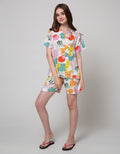 Nevada Short Sleeve Pyjama Shorts Animal
