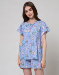 Nevada Short Sleeve Pyjama Shorts Rabbit Sunglass
