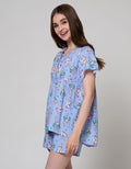 Nevada Short Sleeve Pyjama Shorts Rabbit Sunglass