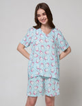 Nevada Short Sleeve Pajama Shorts My Ribbon