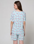 Nevada Short Sleeve Pajama Shorts My Ribbon