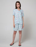 Nevada Short Sleeve Pajama Shorts My Ribbon