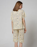 Nevada Short Sleeve Pyjama Capri Play With Me