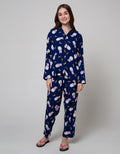 Nevada Long Sleeve Pyjama Pants Astronaut Cat