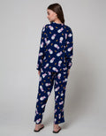 Nevada Long Sleeve Pyjama Pants Astronaut Cat