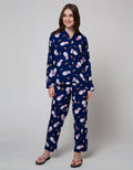Nevada Long Sleeve Pyjama Pants Astronaut Cat