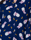 Nevada Long Sleeve Pyjama Pants Astronaut Cat