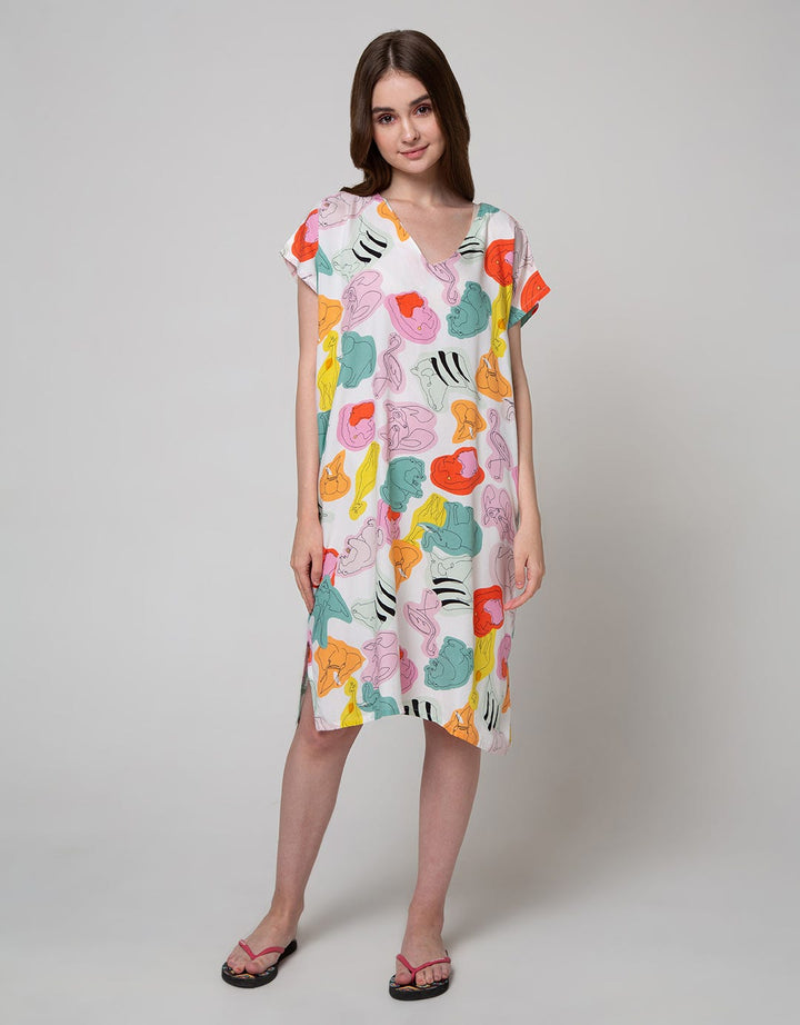 SS MIDI DRESS ANIMAL