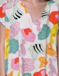 SS MIDI DRESS ANIMAL