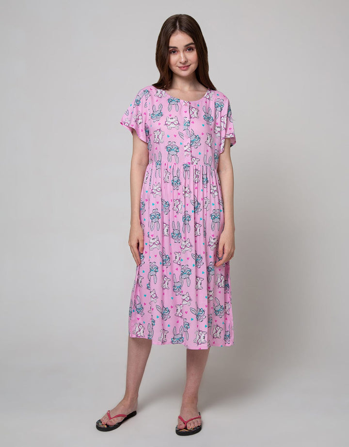 SS MIDI DRESS RABBIT