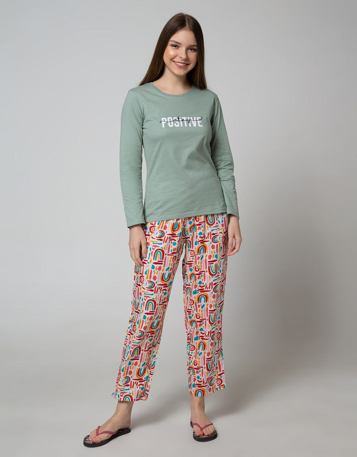 Nevada Long Pants Abstrak Rainbow Abrain