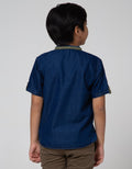 Little M Short Sleeve Koko Casual Denim