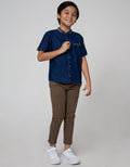 Little M Short Sleeve Koko Casual Denim