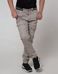 Nevada Long Pants Woven Rib Cargo Stretch