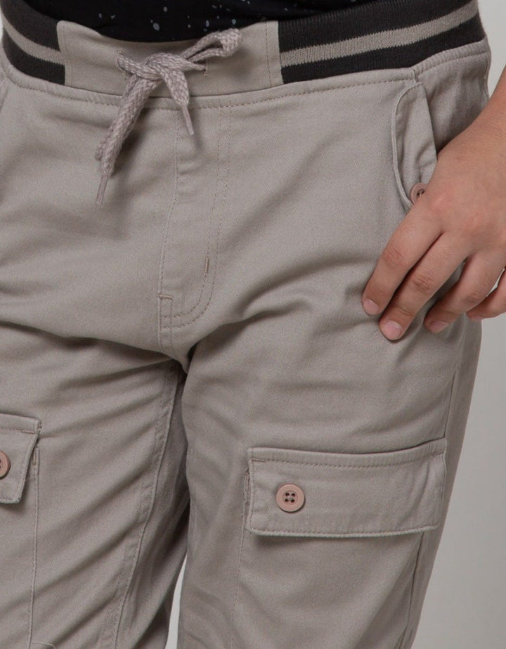 Nevada Long Pants Woven Rib Cargo Stretch