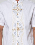 Cole Short Sleeve Koko Bordir Pintu Elegan