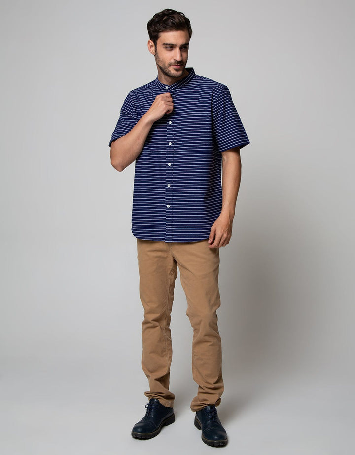 Cole Short Sleeve Koko Stripe Oxford
