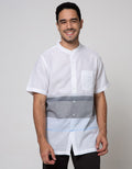 Cole Short Sleeve Koko Stripe Bottom Linen Look