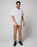 Cole Short Sleeve Koko Stripe Oxford