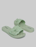 Fladeo Flower Strap Sandal Teplek Jelly Slide Wanita