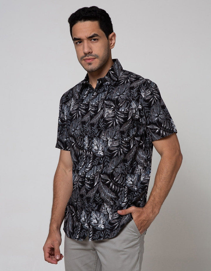 Walrus  Kemeja Studio Leaf Print