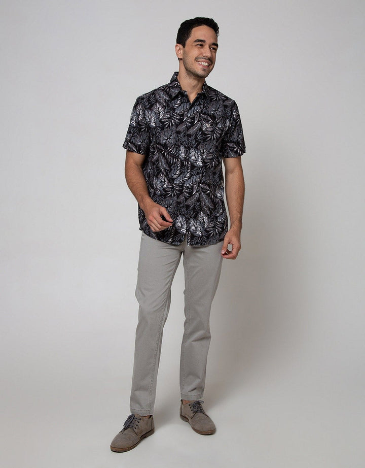Walrus  Kemeja Studio Leaf Print