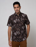 Walrus  Kemeja Studio Leaf Print