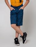 Nevada Short Pants Woven Basic Print Leaf