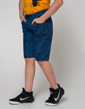 Nevada Short Pants Woven Basic Print Leaf