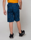 Nevada Short Pants Woven Basic Print Leaf