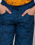 Nevada Short Pants Woven Basic Print Leaf