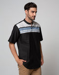 Cole Short Sleeve Koko Print Stripe Chest