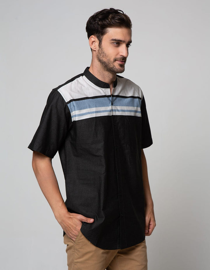 Cole Short Sleeve Koko Print Stripe Chest
