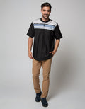 Cole Short Sleeve Koko Print Stripe Chest