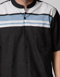 Cole Short Sleeve Koko Print Stripe Chest