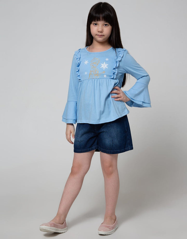 Disney Frozen 3 Long Sleeve T-Shirt Knit