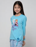 Disney Long Sleeve Tie Dye T-Shirt Frozen Sisterly Love