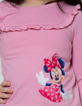 Disney Minnie Long Sleeve T-Shirt Ruffle