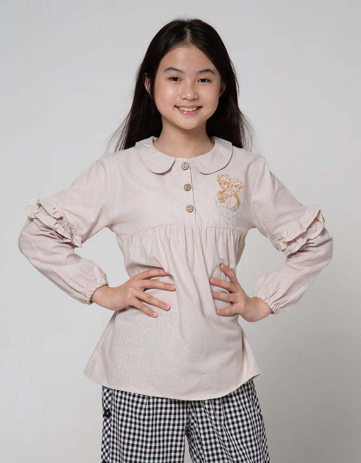 Disney Frozen Long Sleeve Blouse Woven Frozen 1