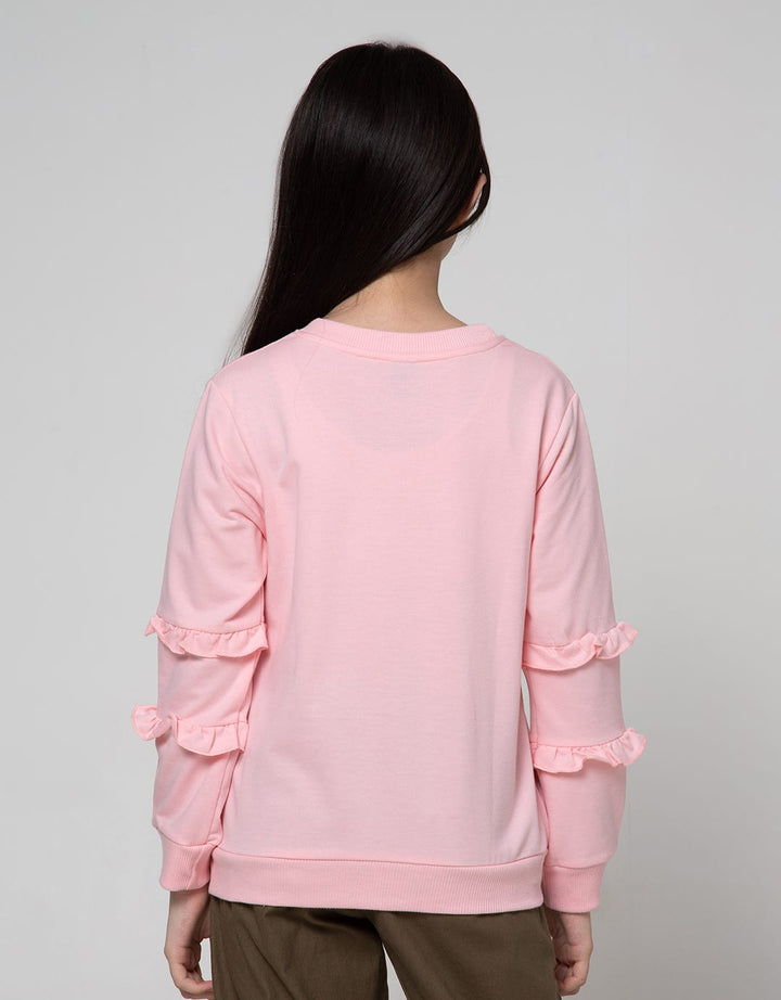 Disney Sweatshirt Ruffle Frozen Stronger Together