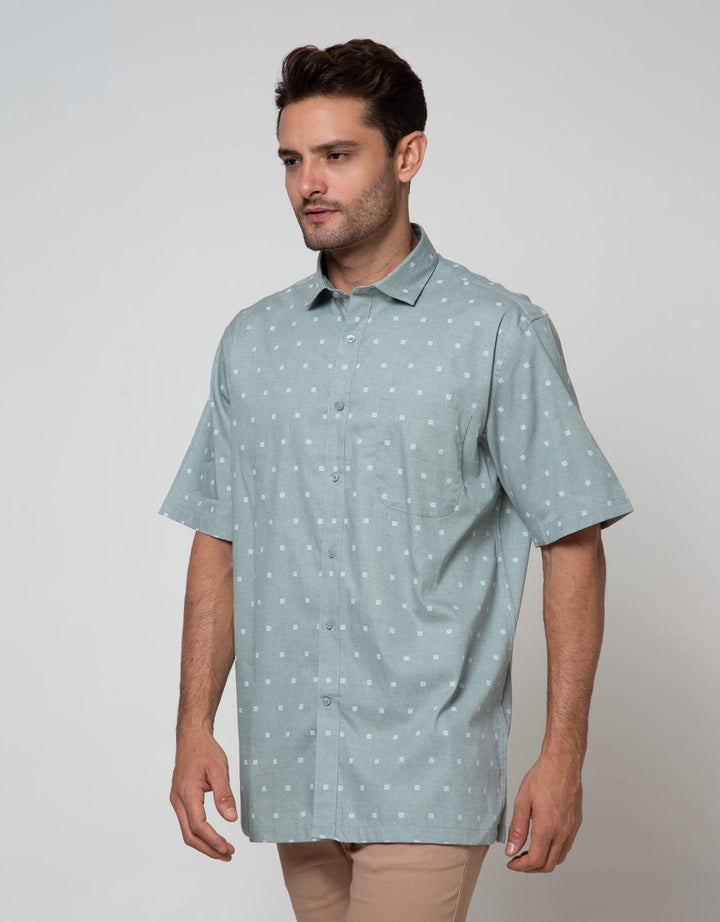 Cole Short Sleeve Shirt Print Regular