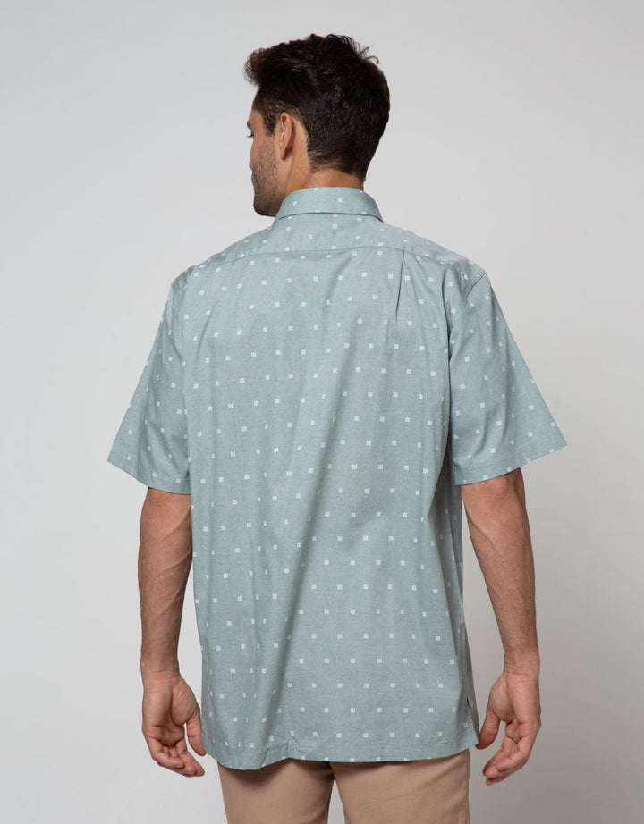 Cole Short Sleeve Shirt Print Regular