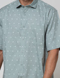 Cole Short Sleeve Shirt Print Regular