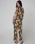 St. Yves Short Sleeve Pyjama Pants Batik Daun