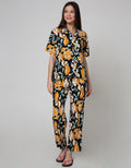 St. Yves Short Sleeve Pyjama Pants Batik Daun