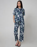 St. Yves Short Sleeve Pyjama Pants Batik Daun
