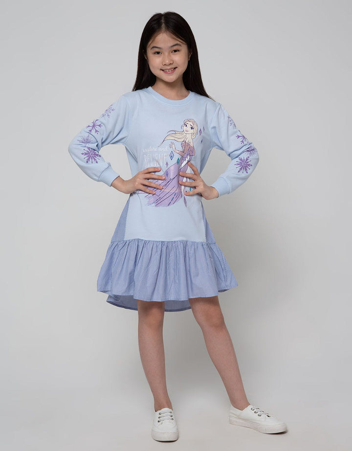 Disney Frozen Dress Long Sleeve Combi